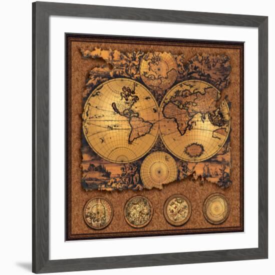 Cartographica III-null-Framed Premium Giclee Print