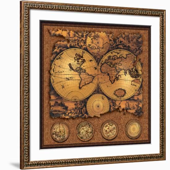 Cartographica III-null-Framed Premium Giclee Print