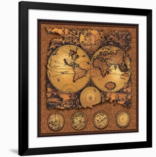 Cartographica III-null-Framed Premium Giclee Print