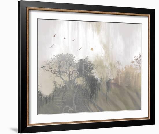 Cartography Forest-Ken Hurd-Framed Giclee Print