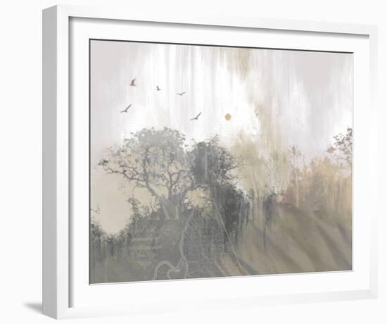 Cartography Forest-Ken Hurd-Framed Giclee Print