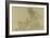 Carton 49. Etude du Grand Pan pour "Jupiter et Sémélé"-Gustave Moreau-Framed Giclee Print