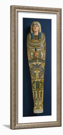 Cartonnage Mask of Shep En-Mut, 800 BC-Third Intermediate Period Egyptian-Framed Photographic Print