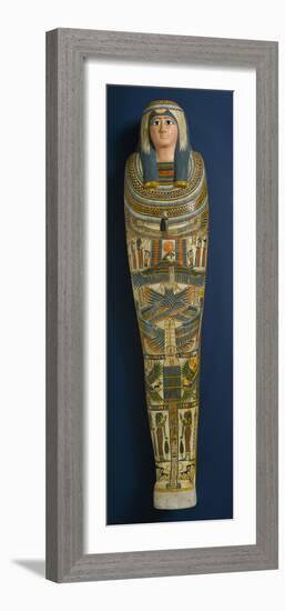 Cartonnage Mask of Shep En-Mut, 800 BC-Third Intermediate Period Egyptian-Framed Photographic Print