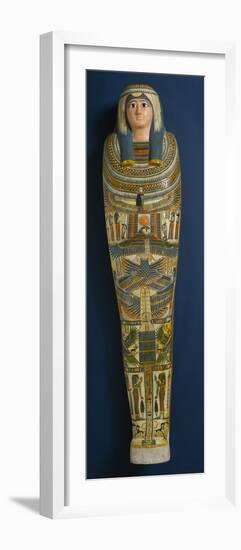 Cartonnage Mask of Shep En-Mut, 800 BC-Third Intermediate Period Egyptian-Framed Photographic Print