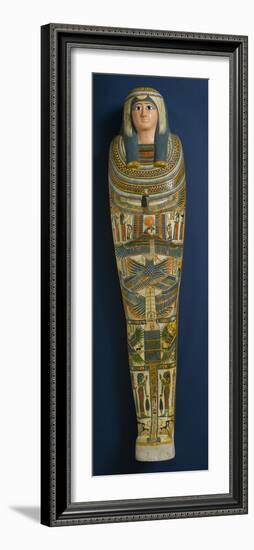 Cartonnage Mask of Shep En-Mut, 800 BC-Third Intermediate Period Egyptian-Framed Photographic Print