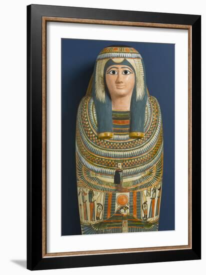 Cartonnage Mask of Shep En-Mut, 800 BC-Third Intermediate Period Egyptian-Framed Photographic Print
