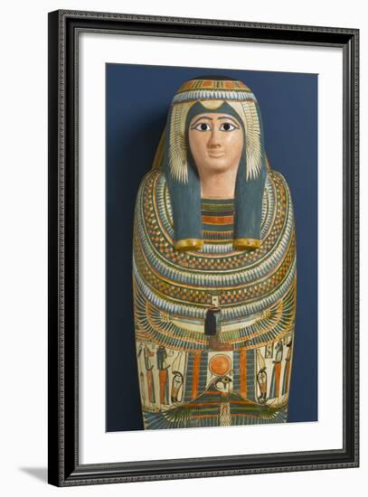 Cartonnage Mask of Shep En-Mut, 800 BC-Third Intermediate Period Egyptian-Framed Photographic Print