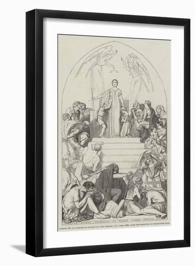 Cartoon, an Allegory of Justice-John Tenniel-Framed Giclee Print