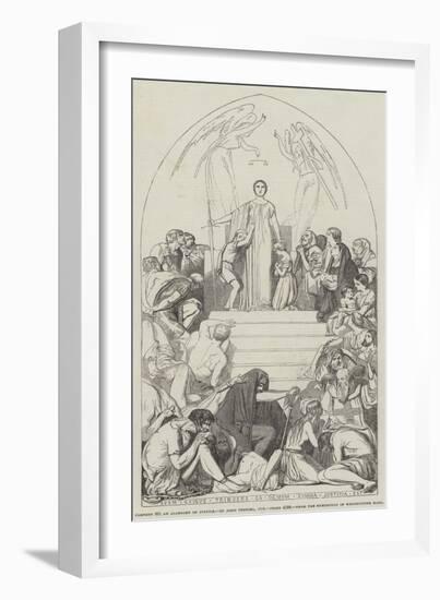 Cartoon, an Allegory of Justice-John Tenniel-Framed Giclee Print