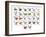 Cartoon Animal Alphabet Chart-Krisdog-Framed Art Print