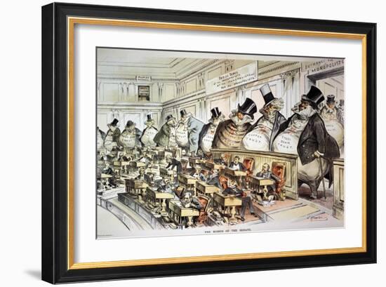 Cartoon: Anti-Trust, 1889-Joseph Keppler-Framed Giclee Print