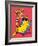 Cartoon Banana Vector Character, Milkshake-braingraph-Framed Art Print