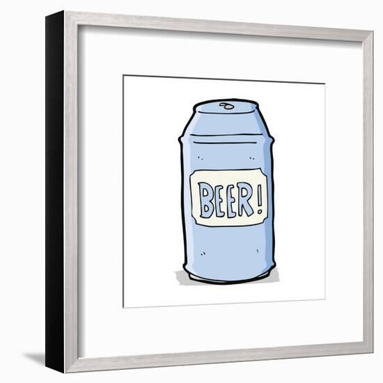 Cartoon Beer Can-lineartestpilot-Framed Art Print