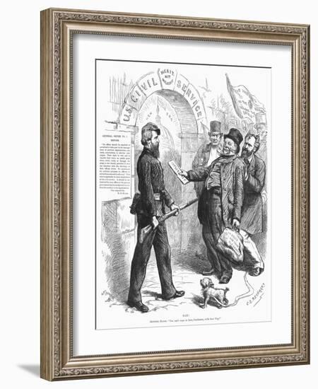 Cartoon: Civil Service-C.S. Reinhart-Framed Giclee Print