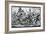 Cartoon Depicting the Riots in New York on St Patrick's Day 1867, Published in Harper's Weekly,…-Thomas Nast-Framed Giclee Print