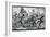 Cartoon Depicting the Riots in New York on St Patrick's Day 1867, Published in Harper's Weekly,…-Thomas Nast-Framed Giclee Print