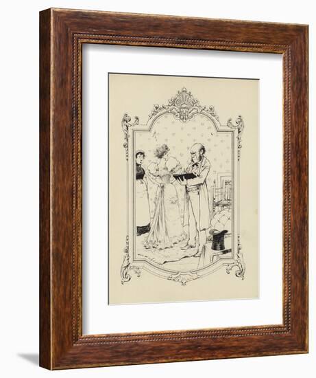 Cartoon from Memoires D'Une Glace-Albert Guillaume-Framed Giclee Print