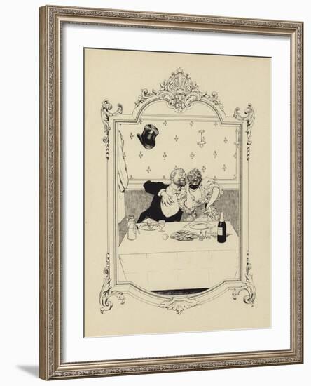 Cartoon from Memoires D'Une Glace-Albert Guillaume-Framed Giclee Print