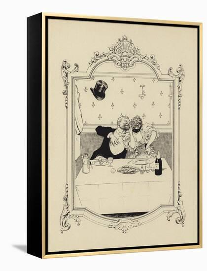 Cartoon from Memoires D'Une Glace-Albert Guillaume-Framed Premier Image Canvas