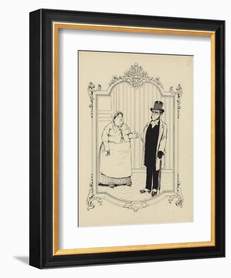 Cartoon from Memoires D'Une Glace-Albert Guillaume-Framed Giclee Print