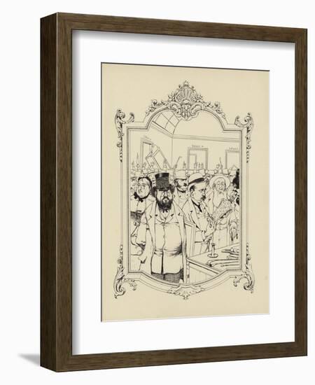 Cartoon from Memoires D'Une Glace-Albert Guillaume-Framed Giclee Print