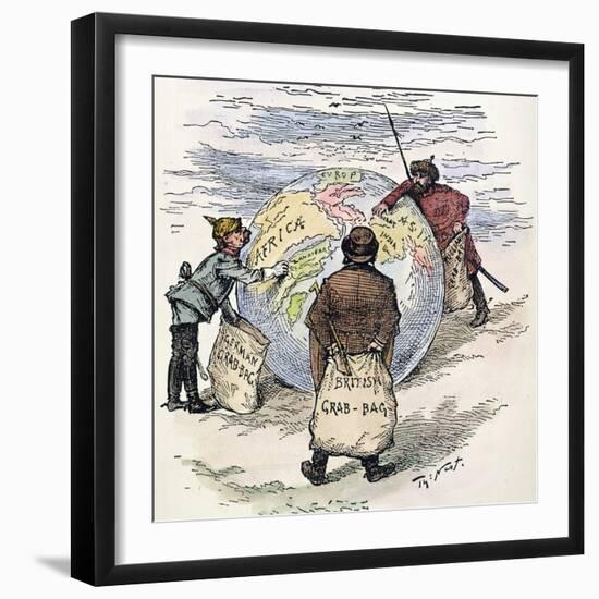 Cartoon: Imperialism, 1885-Thomas Nast-Framed Giclee Print