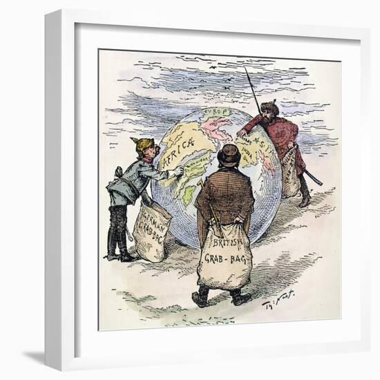 Cartoon: Imperialism, 1885-Thomas Nast-Framed Giclee Print