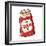 Cartoon Jar of Jam-lineartestpilot-Framed Art Print