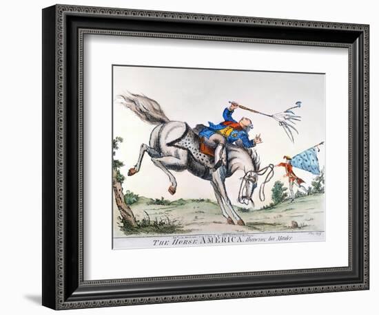 Cartoon: Outcome, 1779-null-Framed Giclee Print