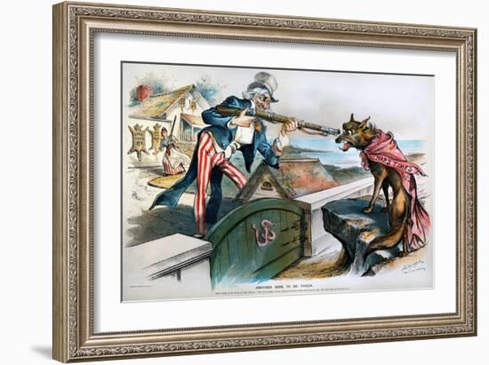 Cartoon: Panic Of 1893-Louis Dalrymple-Framed Giclee Print