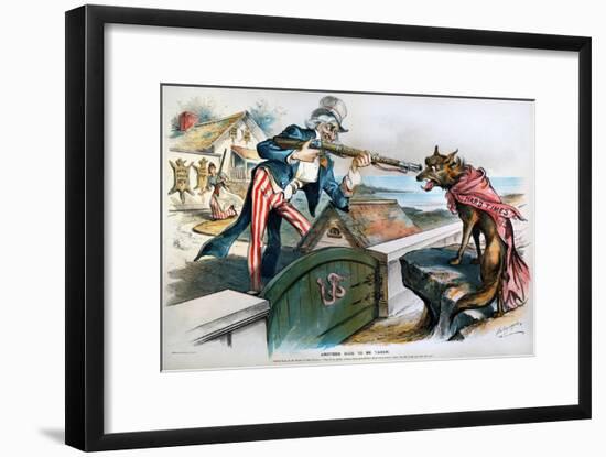 Cartoon: Panic Of 1893-Louis Dalrymple-Framed Giclee Print