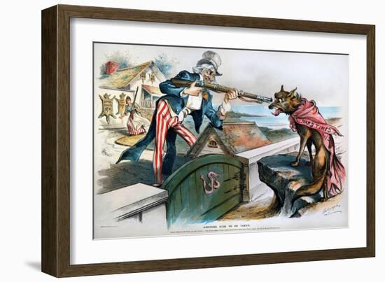 Cartoon: Panic Of 1893-Louis Dalrymple-Framed Giclee Print