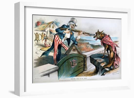 Cartoon: Panic Of 1893-Louis Dalrymple-Framed Giclee Print