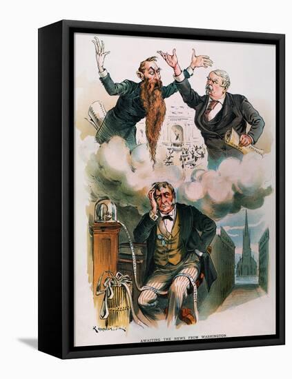 Cartoon: Panic Of 1893-Joseph Keppler-Framed Premier Image Canvas