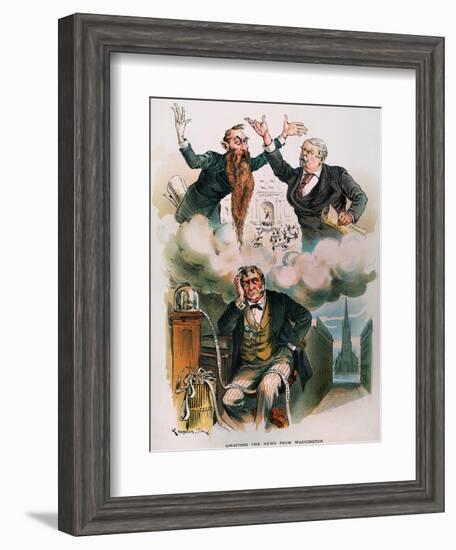 Cartoon: Panic Of 1893-Joseph Keppler-Framed Giclee Print