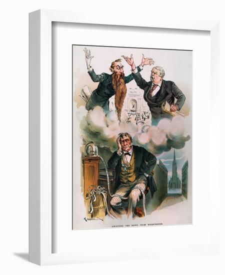 Cartoon: Panic Of 1893-Joseph Keppler-Framed Giclee Print