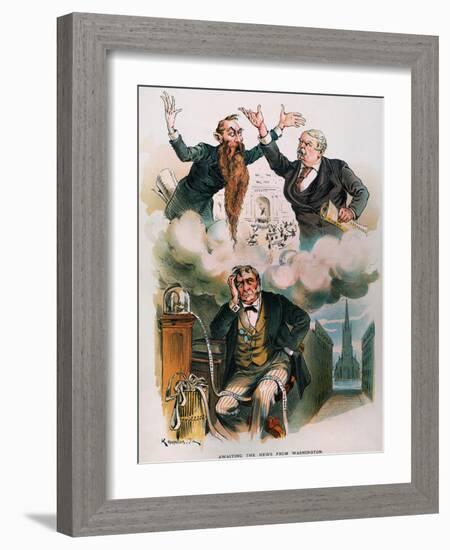 Cartoon: Panic Of 1893-Joseph Keppler-Framed Giclee Print