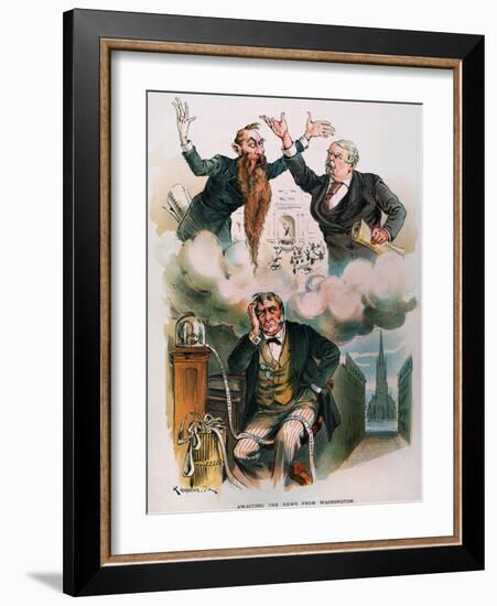 Cartoon: Panic Of 1893-Joseph Keppler-Framed Giclee Print