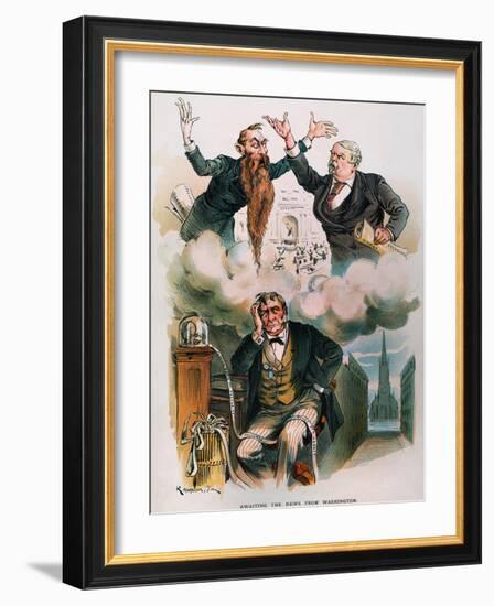 Cartoon: Panic Of 1893-Joseph Keppler-Framed Giclee Print