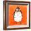 Cartoon Penguin. Cute Hand Drawn, Vintage Paper Texture-Ozerina Anna-Framed Premium Giclee Print