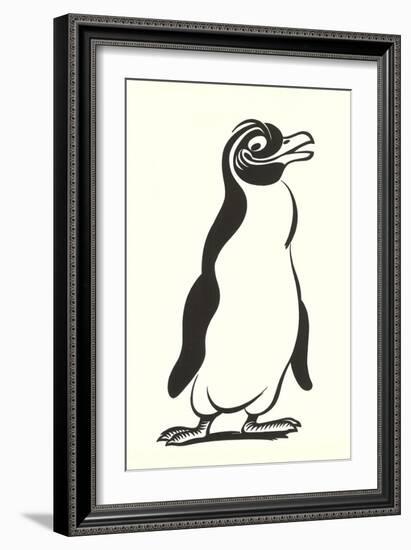 Cartoon Penguin-null-Framed Art Print