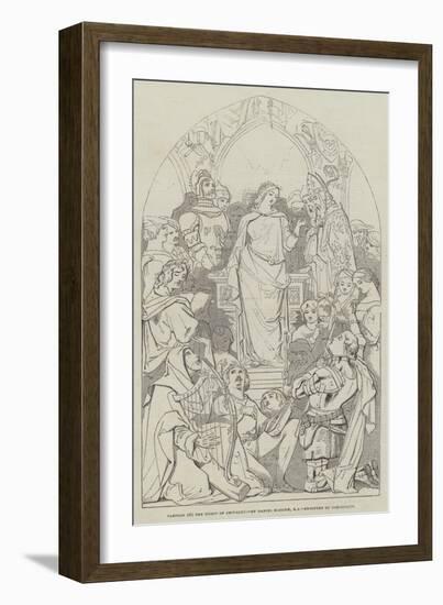 Cartoon, the Spirit of Chivalry-Daniel Maclise-Framed Giclee Print