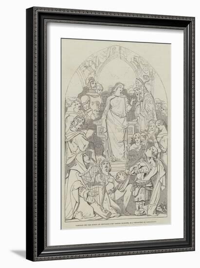 Cartoon, the Spirit of Chivalry-Daniel Maclise-Framed Giclee Print