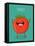 Cartoon Tomato with Eyes and Smiling. Funny Tomato.-Serbinka-Framed Stretched Canvas