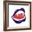 Cartoon Vampire Lips-lineartestpilot-Framed Art Print