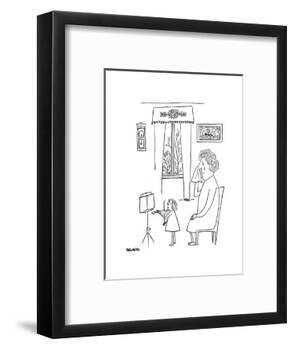 Cartoon-Saul Steinberg-Framed Premium Giclee Print