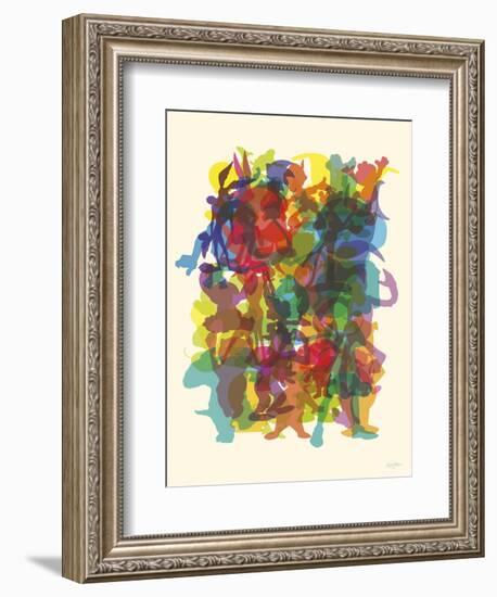 Cartoons Shapes-Yoni Alter-Framed Premium Giclee Print