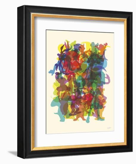 Cartoons Shapes-Yoni Alter-Framed Premium Giclee Print