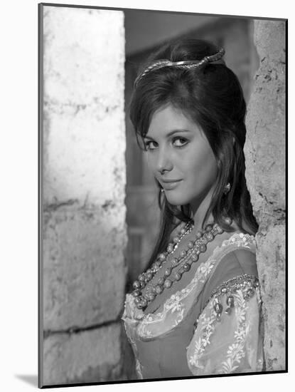 Cartouche by PhilippedeBroca with Claudia Cardinale, 1962 (b/w photo)-null-Mounted Photo